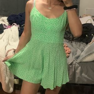 Super cute green romper from Zara